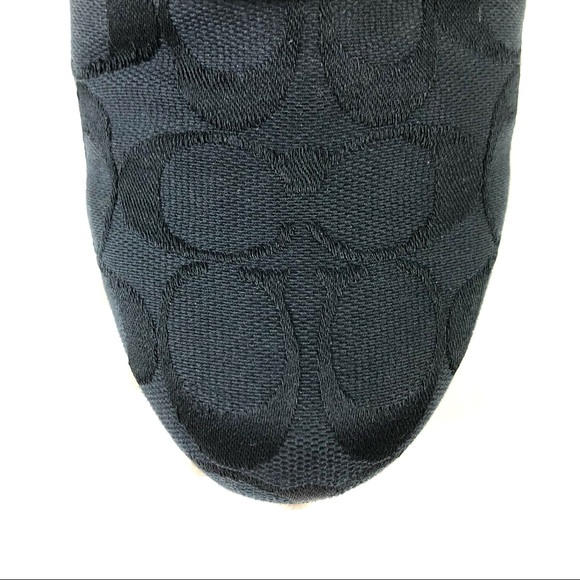 Coach Willow Signature C Black Clogs - Picture 5 of 10